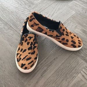 Steve Madden Leopard Slip On Sneakers